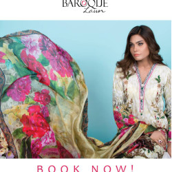 BAROQUE Lawn Eid Collection 2016